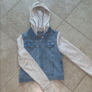 cropped denim jacket